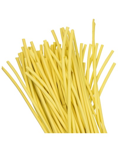 Термоусаживаемая трубка ТУТ нг 4/2 желтая в отрезках по 1м EKF PROxima (tut-4-y-1m) в Волгограде Аксессуары для кабель-канала Pintop.ru