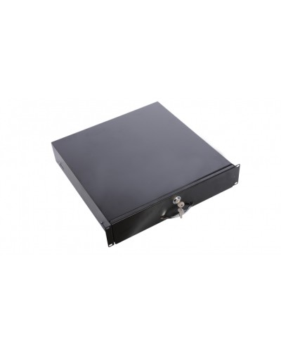 Полка (ящик) для документации 2U ЦМО ТСВ-Д-2U.450-9005 в Волгограде Полки для шкафов и стоек Pintop.ru