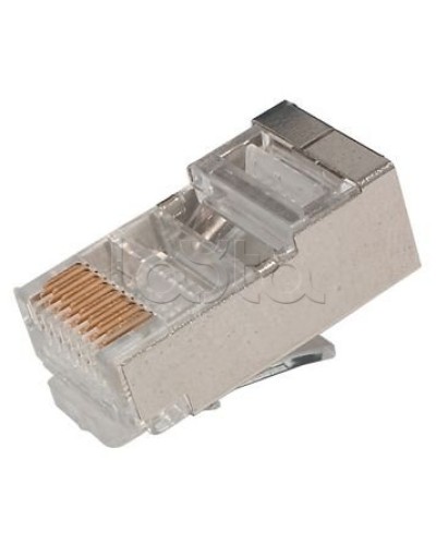Джек RJ-45 8P8C CAT 5e (экран) (100шт/уп) REXANT 05-1023 в Волгограде Коннекторы и разъемы Pintop.ru