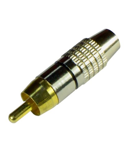 РАЗЪЕМ TS RCA штекер под винт, металл Tantos в Волгограде Коннекторы Pintop.ru