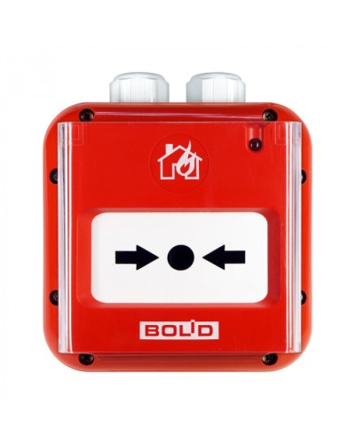 Извещатель пожарный ручной адресный Болид ИПР 513-3АМ исп.01 IP67 в Волгограде Охранно-пожарное оборудование Pintop.ru