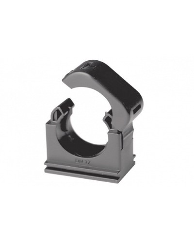 Держатель с крышкой DN 10 мм, полиамид, цвет чёрный DKC PASW10N в Волгограде Держатели, клипсы, скобы Pintop.ru