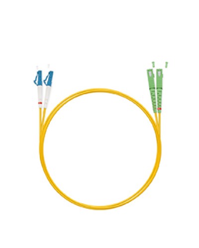 Шнур оптический simplex SC/APC-LC/UPC 9/125 sm 2м LSZH Cabeus FOP(s)-9-SC/APC-LC/UPC-2m в Волгограде Патч-корды оптические Pintop.ru