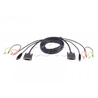 КВМ-кабель с интерфейсами USB, DVI-D Dual Link (5м) ATEN 2L-7D05UD
