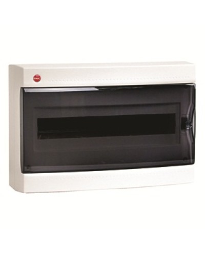 Щиток настенный-18з проз/дв IP40 бел +2 клем.бл ДКС 84918 в Волгограде Боксы для автоматов Pintop.ru