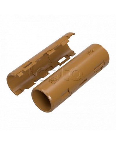 Муфта разборная d20 мм бук (70шт/840шт уп/кор) Промрукав (PR13.0422) в Волгограде Повороты, муфты, тройники Pintop.ru