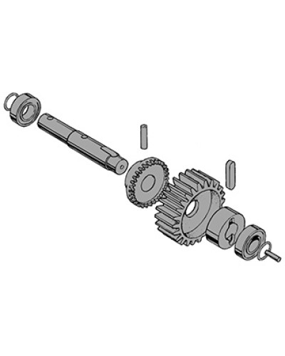Вал в сборе C-BY Came 119RIC031 в Волгограде Запчасти для шлагбаумов и автоматики Pintop.ru