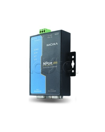 Сервер 2-портовый RS-232/422/485 в Ethernet Moxa NPort 5250A в Волгограде Дополнительное оборудование для ОПС Pintop.ru