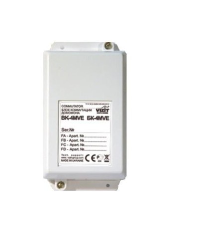 Блок коммутации домофонов Vizit БК-4MVE в Волгограде Блоки управления многоабонентные Pintop.ru