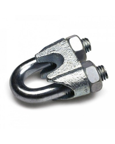 Зажим троса одинарный D4мм тип Слоник DIN 741 (100 шт/уп) Промрукав (PR08.3892) в Волгограде Держатели, клипсы, скобы Pintop.ru