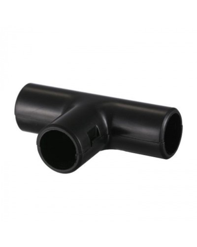 Тройник (2 част.) для труб D25мм (черный)Экопласт (41325-BL) - TI20G Тройник (2 част.) для труб D25мм, цвет чёрныйЭкопласт в Волгограде Повороты, муфты, тройники Pintop.ru