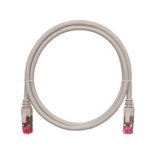 Шнур коммутационный 2хRJ45/8P8C S/FTP кат.6A (NMC-PC4SA55B-100-GY) NIKOMAX (10 м)