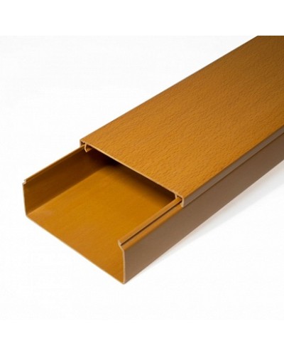 Кабель-канал бук 2-й замок в п/э 100х40 (8 м/уп) Промрукав (PR03.0206) в Волгограде Огнестойкие кабельные линии Pintop.ru