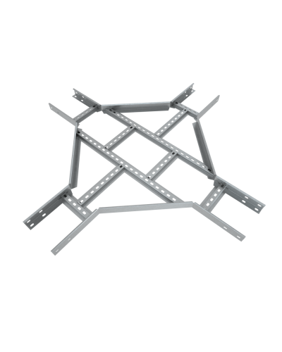 Х-разветвитель лестничный 50х300х1,5 мм Быстрый монтаж HD КМ-Профиль (LXDS50-300-1.5 HD) в Волгограде Аксессуары для лотков Pintop.ru