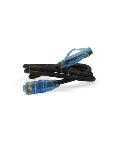 Патч-корд U/UTP Hyperline PC-LPM-UTP-RJ45-RJ45-C6-0.5M-LSZH-BK в Волгограде Патчкорды (медные) Pintop.ru