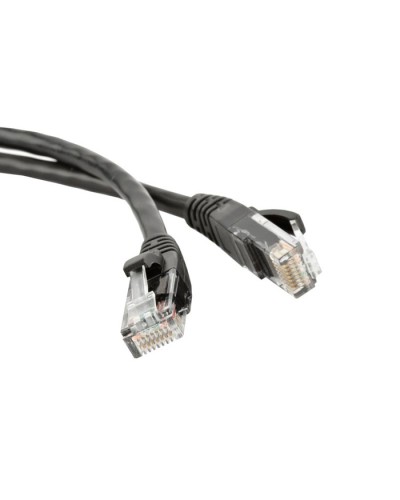 Патч-корд RJ45 - RJ45, 4 пары, UTP, категория 5е, 0.5 м, черный, LSZH LANMASTER LAN-PC45/U5E-0.5-BK в Волгограде Патчкорды (медные) Pintop.ru