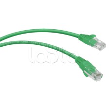 Патч-корд UTP, категория 6, 5 м, неэкранированный, зеленый Cabeus PC-UTP-RJ45-Cat.6-5m-GN
