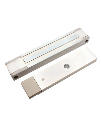 Электромагнитный замок с датчиком состояния двери ALeko ALM-400P (12В серый) в Волгограде Электромагнитные замки Pintop.ru