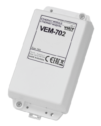 Ethernet-модуль Vizit VEМ-702 в Волгограде Аксессуары для многоабонентных систем Pintop.ru