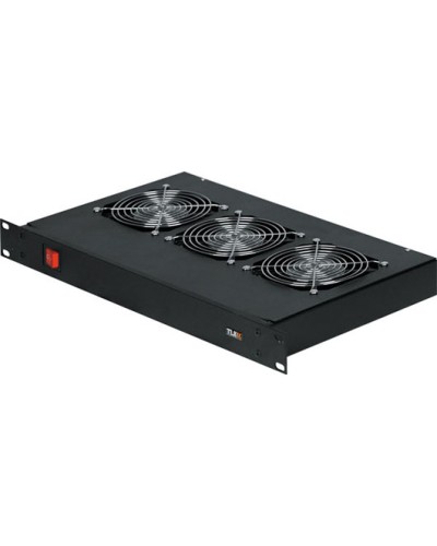 Панель вентиляционная с 3 вентиляторами TLK TLK-VP3/BK в Волгограде Вентиляторные модули Pintop.ru