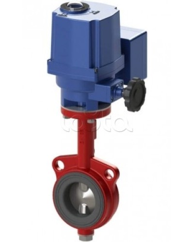 Затвор дисковый с электроприводом Спецавтоматика Затвор дисковый с электроприводом Зт 100/1,6(Э220М)-Ф.УЗ.1-АН-100 в Волгограде Устройства пуска водяного пожаротушения Pintop.ru