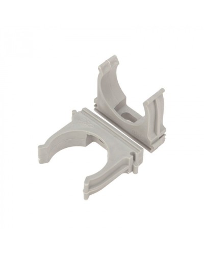 Крепеж-клипса для труб д.16мм, цвет серый Cabeus (CF16-GY) в Волгограде Держатели, клипсы, скобы Pintop.ru