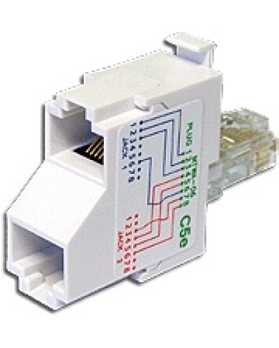 T-адаптер 1 телефонный и 1 компьютерный порт TWT TWT-T-E2-U2 в Волгограде Проходные адаптеры Pintop.ru