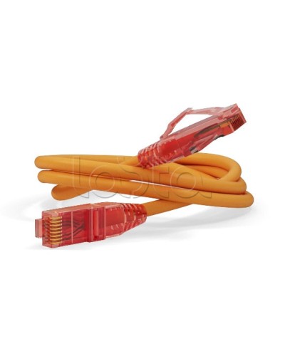 Патч-корд U/UTP Hyperline PC-LPM-UTP-RJ45-RJ45-C5e-0.5M-LSZH-OR в Волгограде Патчкорды (медные) Pintop.ru