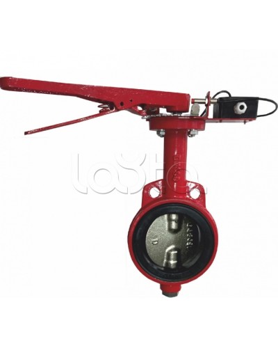 Затвордисковый с ручным приводом с контролем положения УКПЗА Спецавтоматика 3т 150/1,6(Р)-Ф.У3.1-АМК-150v2 в Волгограде Затворы дисковые Pintop.ru