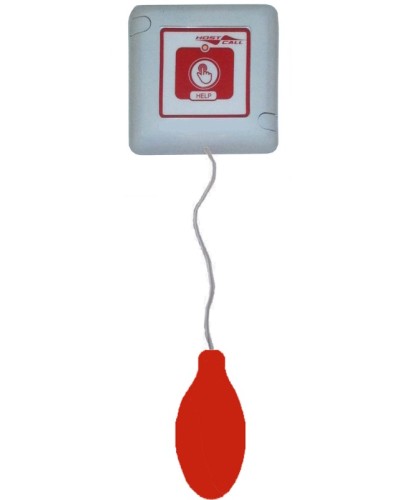 Пневмокнопка вызова влагозащищенная со шнуром Hostcall MP-435W2 в Волгограде Система оповещения и трансляции Hostcall Pintop.ru