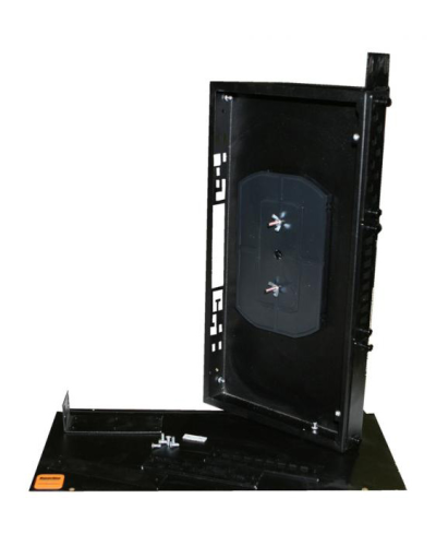 Hyperline FO-19R-3U-12xSLT-W140H42-96UN-BK Бокс оптический универсальный 19 в Волгограде Кроссы оптические Pintop.ru