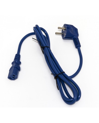 Кабель питания компьютера Hyperline PWC-IEC13-SHM-5.0-BL в Волгограде Патч-корды и пигтейлы Pintop.ru