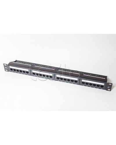Коммутационная панель 19 категории 6 UTP 1U 24 порта SPL (500007) в Волгограде Патч панель Pintop.ru
