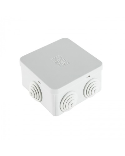 Коробка распределительная о/п, для монтажного пистолета 85х85х50, без галогена, 6 вых, IP44 (44066HF) в Волгограде Распределительные коробки Pintop.ru