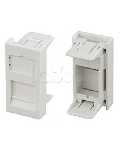 Вставка для 1 модуля формата Keystone Jack Hyperline SIP2-1K-M45-22.5 в Волгограде Модули Keystone Pintop.ru