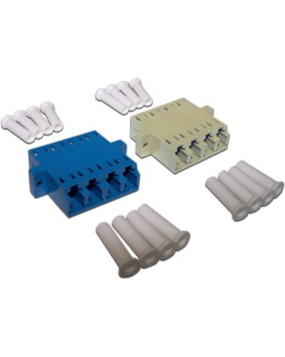 Адаптер оптический LC, OM4 корпус SC дуплекс, квадро LANMASTER LAN-4LC/S-AM-OM4 в Волгограде Коннекторы Pintop.ru