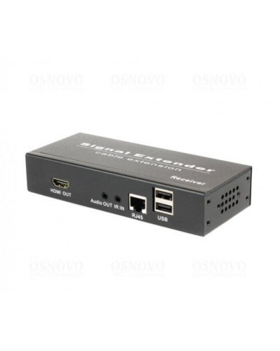 Дополнительный приёмник для комплекта передачи HDMI по сети Ethernet OSNOVO RLN-HiKMDA2 в Волгограде Видеоусилители, Модуляторы, Делители Pintop.ru
