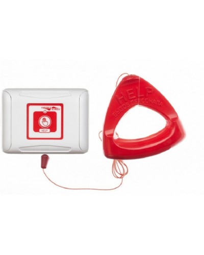 Влагозащищенная радиокнопка вызова со шнуром Hostcall MP-413W2 в Волгограде Система оповещения и трансляции Hostcall Pintop.ru