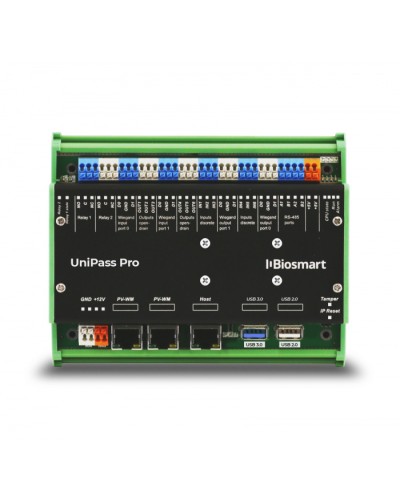 Контроллер управления доступом в бесконтактных СКУД и системах учета рабочего времени по венам ладони и RFID-картамBioSmart UniPass Pro в Волгограде Контроллеры Pintop.ru