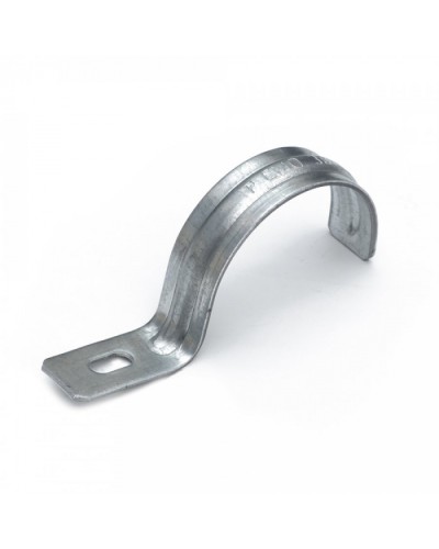 Скоба металлическая однолапковая усиленная противопожарная СМОУ d38-40 мм (50 шт/уп) Промрукав (PR13.02405) в Волгограде Держатели, клипсы, скобы Pintop.ru