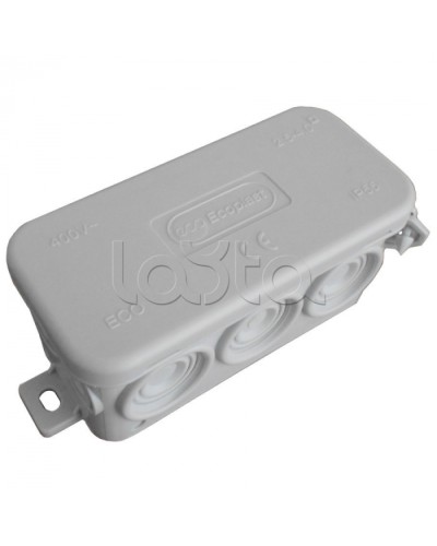 JBL090 Коробка распред. без сальников о/п, 90х42х40мм 10вых., IP55 белый, Экопласт 44055W-1 в Волгограде Распределительные коробки Pintop.ru