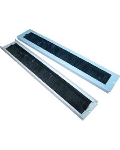 Ввод кабельный щеточный для настенных шкафов (серый) TWT TWT-CBW-BP в Волгограде Аксессуары для стоек и шкафов Pintop.ru