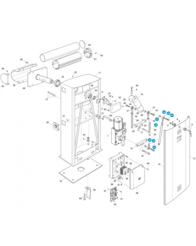 Трансформатор ZL37 Came 119RIR111 в Волгограде Запчасти для шлагбаумов и автоматики Pintop.ru