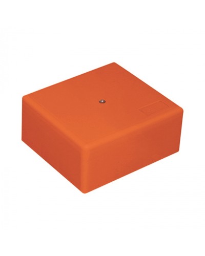 MB75 Коробка огн. E-110,о/п 75х75х40, с гладкими стенками,без галогена, заземление, IP41, 5P, (1,5-6мм2), цвет оранж в Волгограде Распределительные коробки Pintop.ru