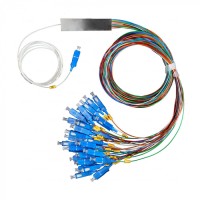 Разветвитель план 1х32 окон SC/UPC 9/125 вывод 1,5м буфер 0.9мм 1260/1650 Cabeus (FCT-PLC-1/32-9-SC/U-1.5-0.9)