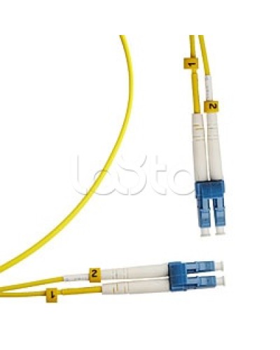 Шнур оптический SM 9/125 duplex LC/LC (15 м) Cabeus FOP(D)-9-LC-LC-15M в Волгограде Патч-корды оптические Pintop.ru