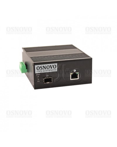 Медиаконвертер Gigabit Ethernet с поддержкой PoE OSNOVO OMC-1000-11HX/I в Волгограде Медиаконвертеры Pintop.ru