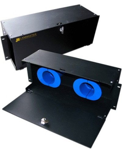 Органайзер для оптического кабеля 19, 4U LANMASTER LAN-ORG/FO-4U в Волгограде Кабельные органайзеры Pintop.ru