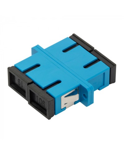 Адаптер оптический SC, SM, дуплексный LANMASTER (LAN-2SC-AM-SM) в Волгограде Проходные адаптеры и розетки оптические Pintop.ru