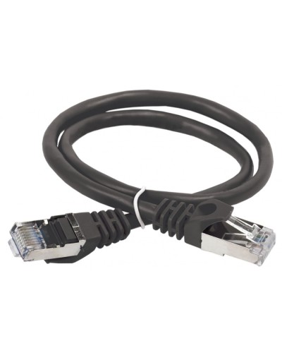 ITK Коммутационный шнур (патч-корд), кат.5Е FTP, 0,5м, черный (PC09-C5EF-05M) в Волгограде Патч-корды и пигтейлы Pintop.ru